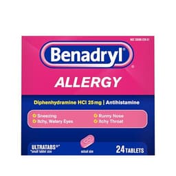 Benadryl (diphenhydramine) — why you should NOT use this for daily allergies product photo