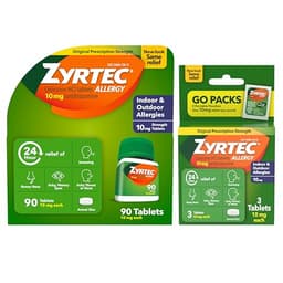Zyrtec (cetirizine) product photo